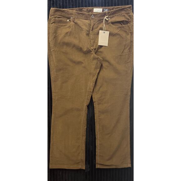 J. Hilburn Men’s Brown Corduroy Pants – Size 40x30 – NWT – Classic Fit - Picture 1 of 2